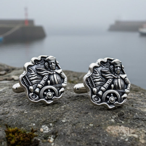 Nautical Sea Captain Cufflinks for Men