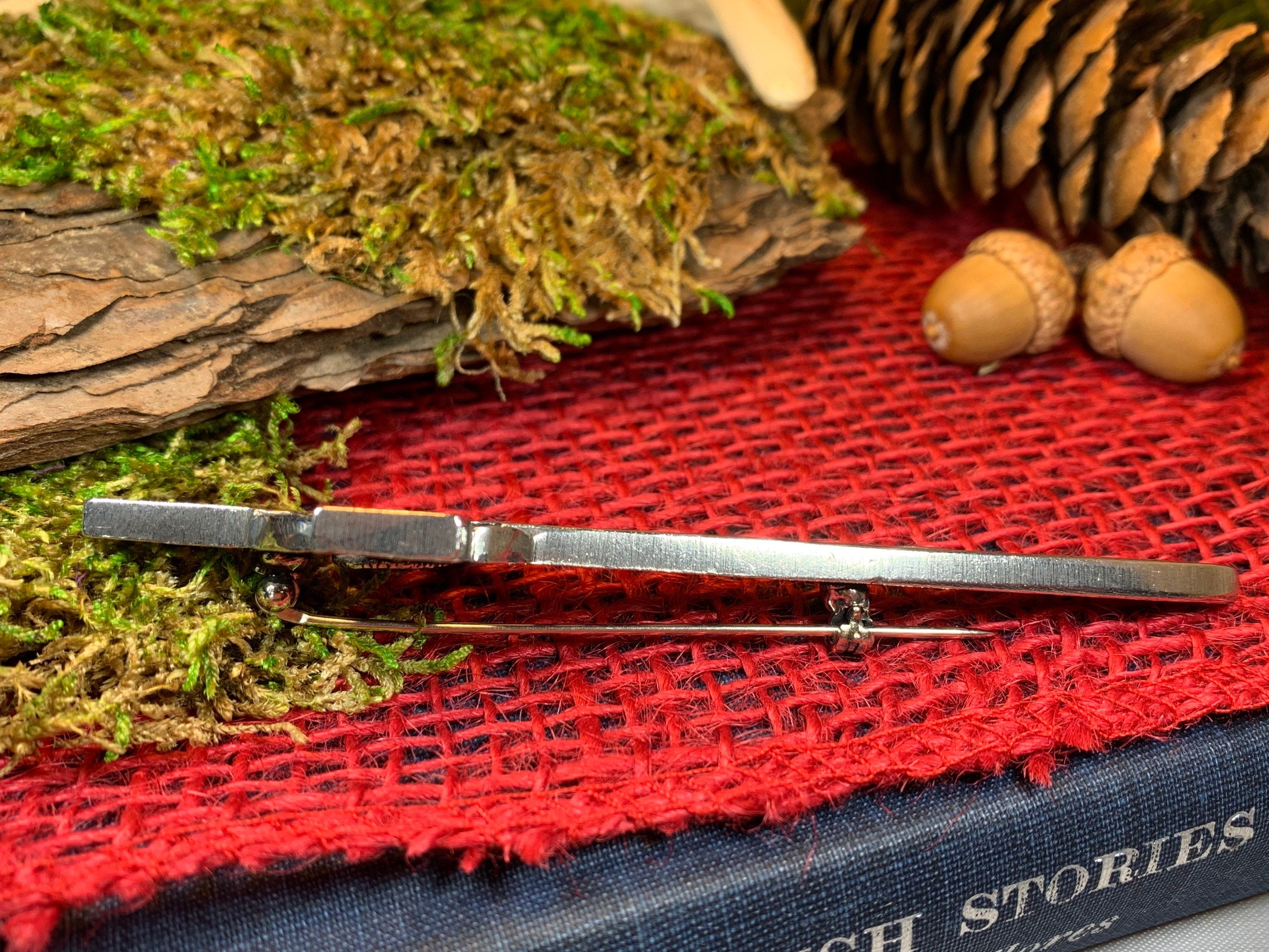 Rowan Celtic Cross Kilt Pin