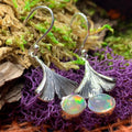 Gingko Opal Earrings