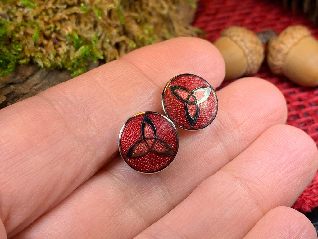 Trinity Knot Stud Earrings