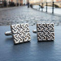 Stewart Celtic Knot Cufflinks - Handmade in Scotland