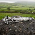 Shamrock Pewter Kilt Pin