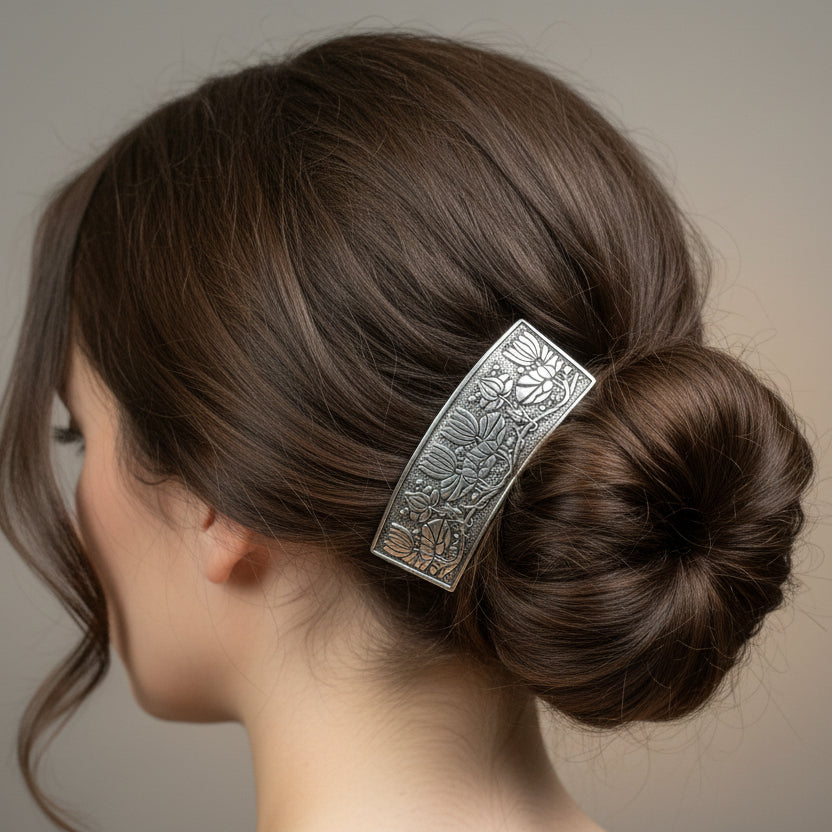 Monet's Waterlillies Hair Clip for Women
