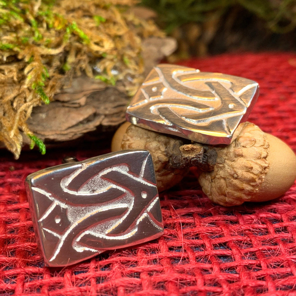 Sinclair Celtic Knot Cufflinks - Handmade in Scotland