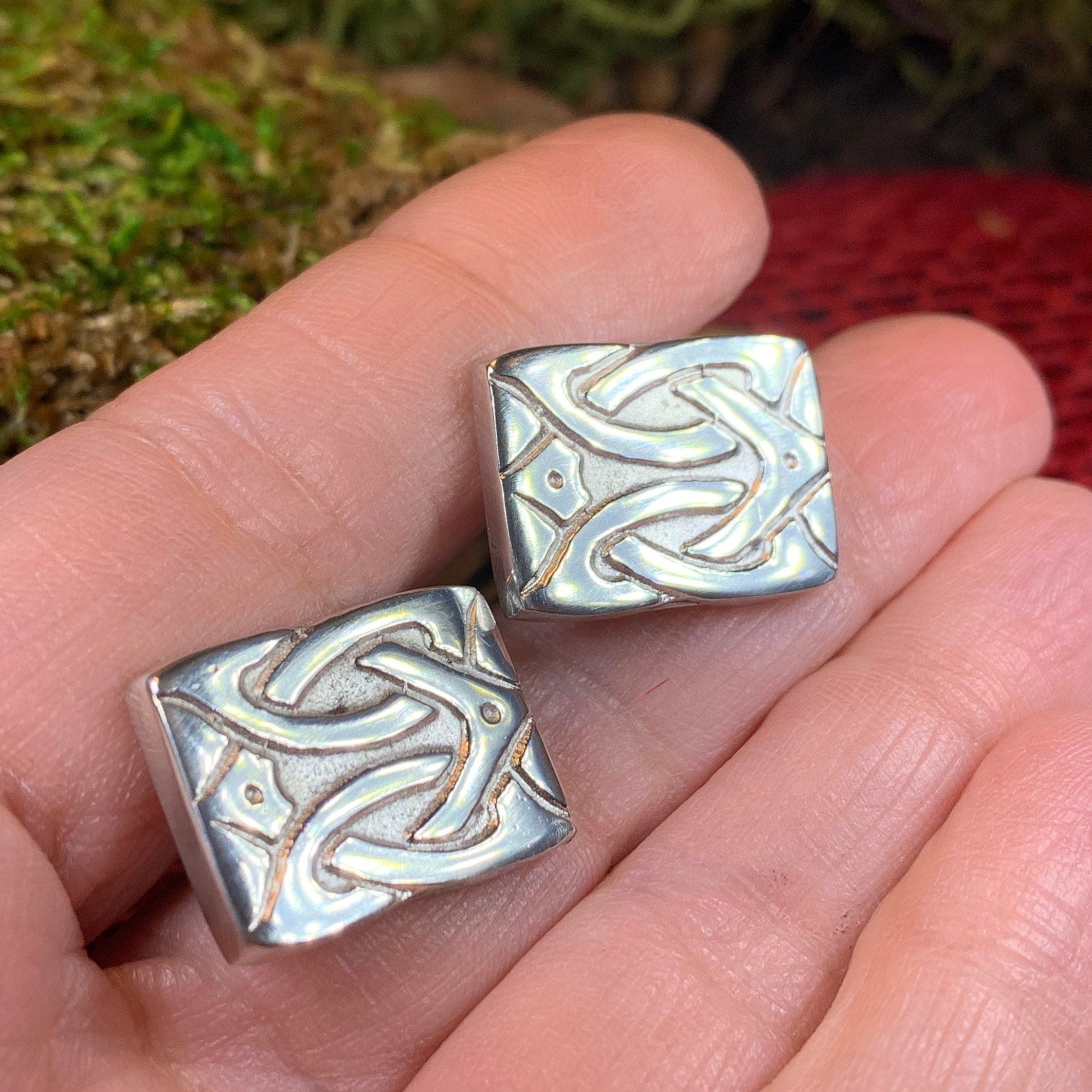 Sinclair Celtic Knot Cufflinks - Handmade in Scotland