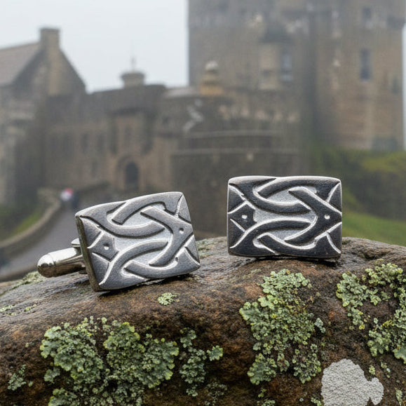 Sinclair Celtic Knot Cufflinks - Handmade in Scotland