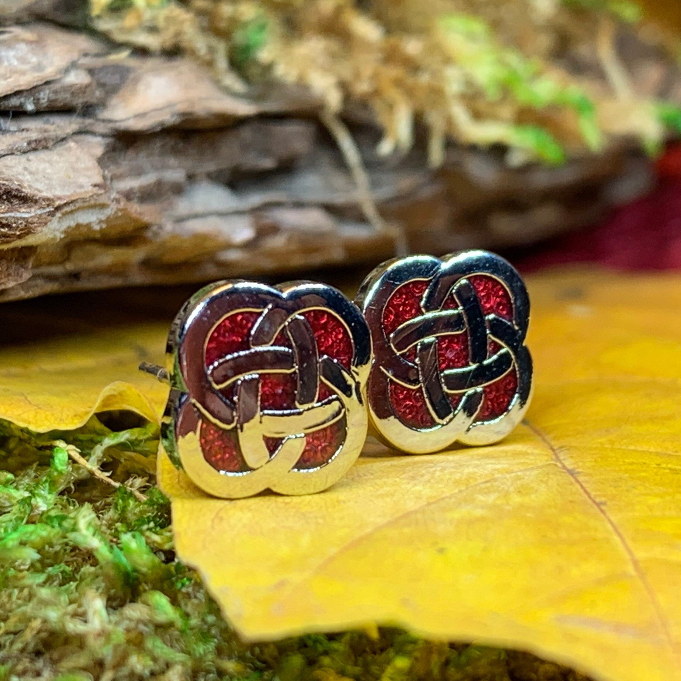 Dara Knot Stud Earrings