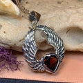 Sidney Angel Wings Necklace in Sterling Silver