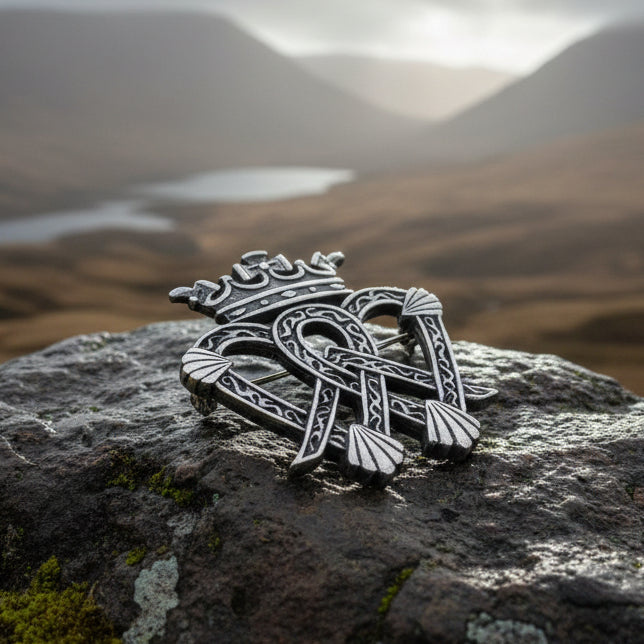 Siofa Scottish Luckenbooth Brooch - Handmade in Scotland