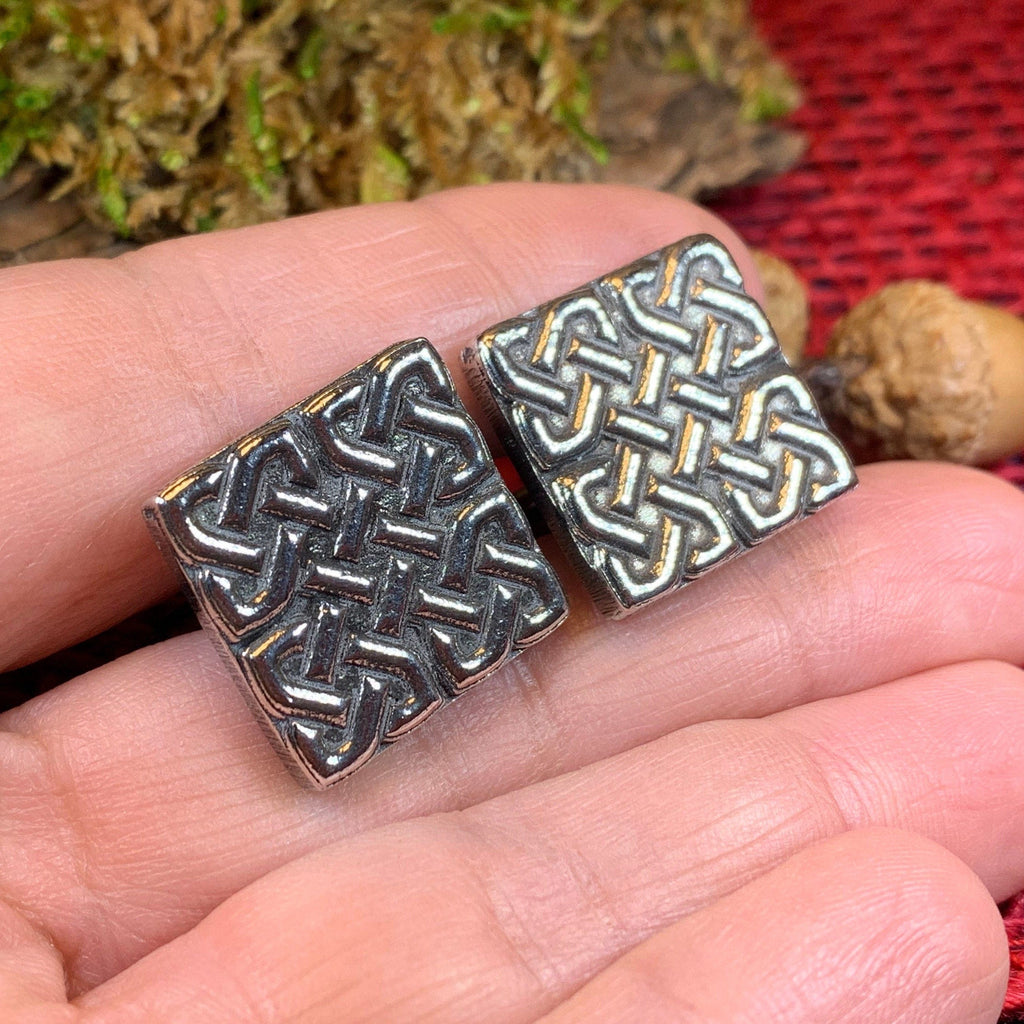 Stewart Celtic Knot Cufflinks - Handmade in Scotland