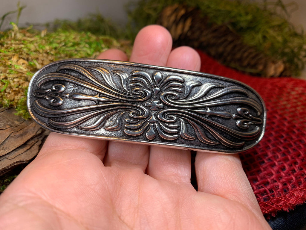 Scroll Celtic Knot Hair Clip for Women