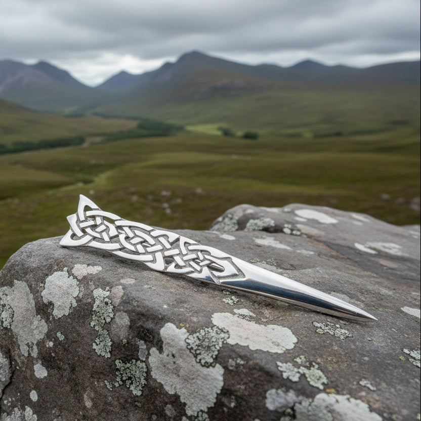 Rori Celtic Kilt Pin - Handmade in Scotland