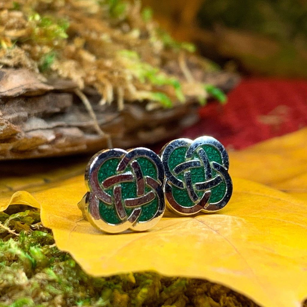 Dara Knot Stud Earrings