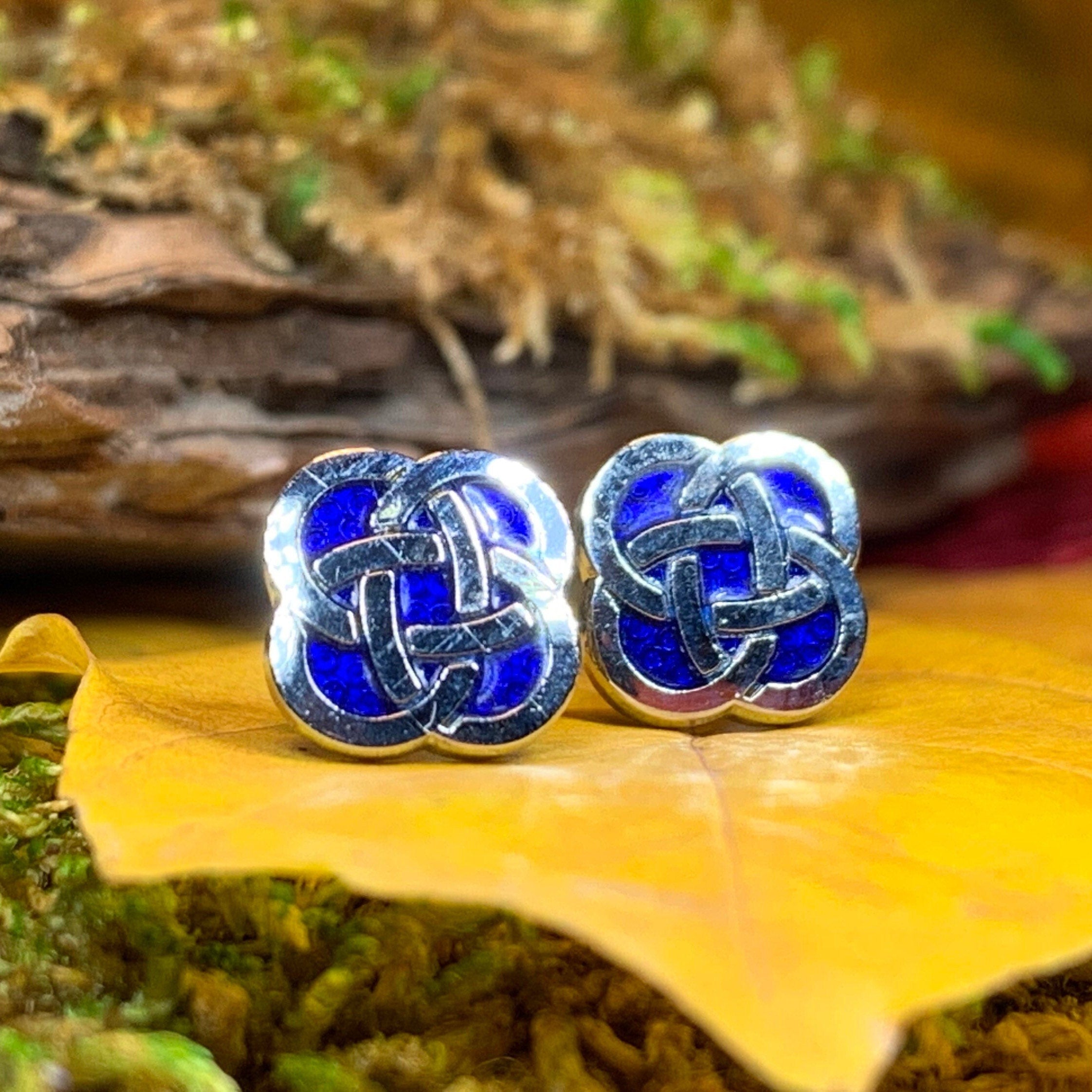 Dara Knot Stud Earrings