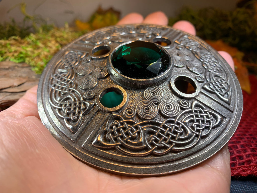 Royal Celtic Spiral Brooch