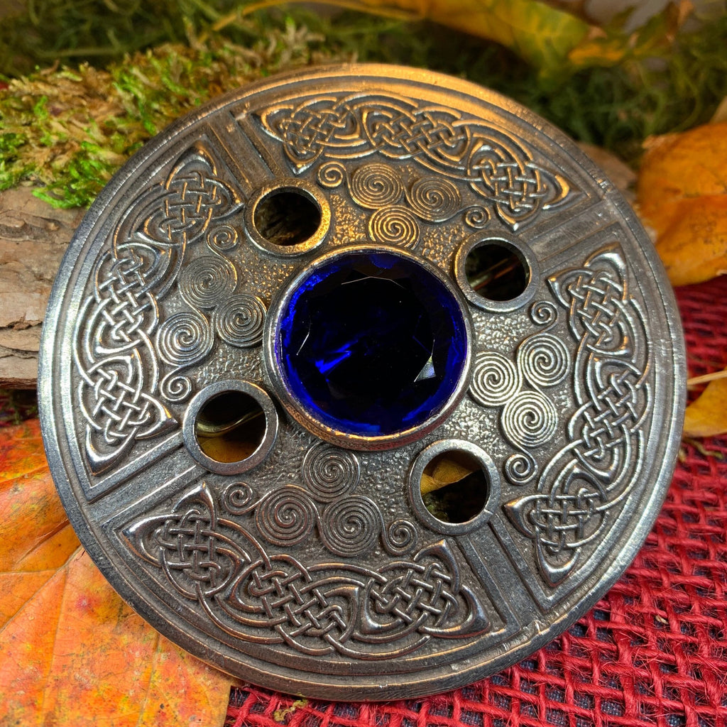 Royal Celtic Spiral Brooch