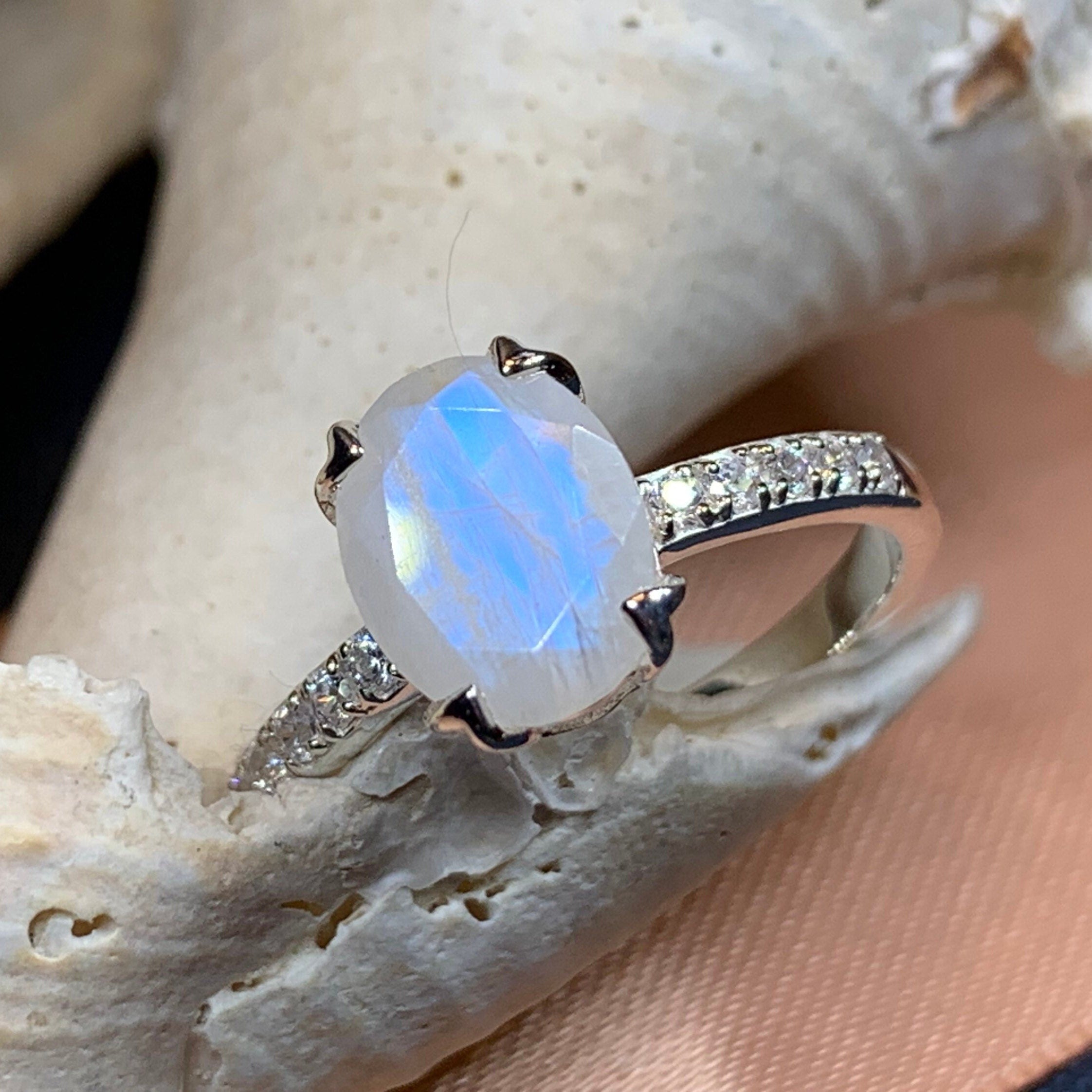 Emiliana Moonstone Promise Ring