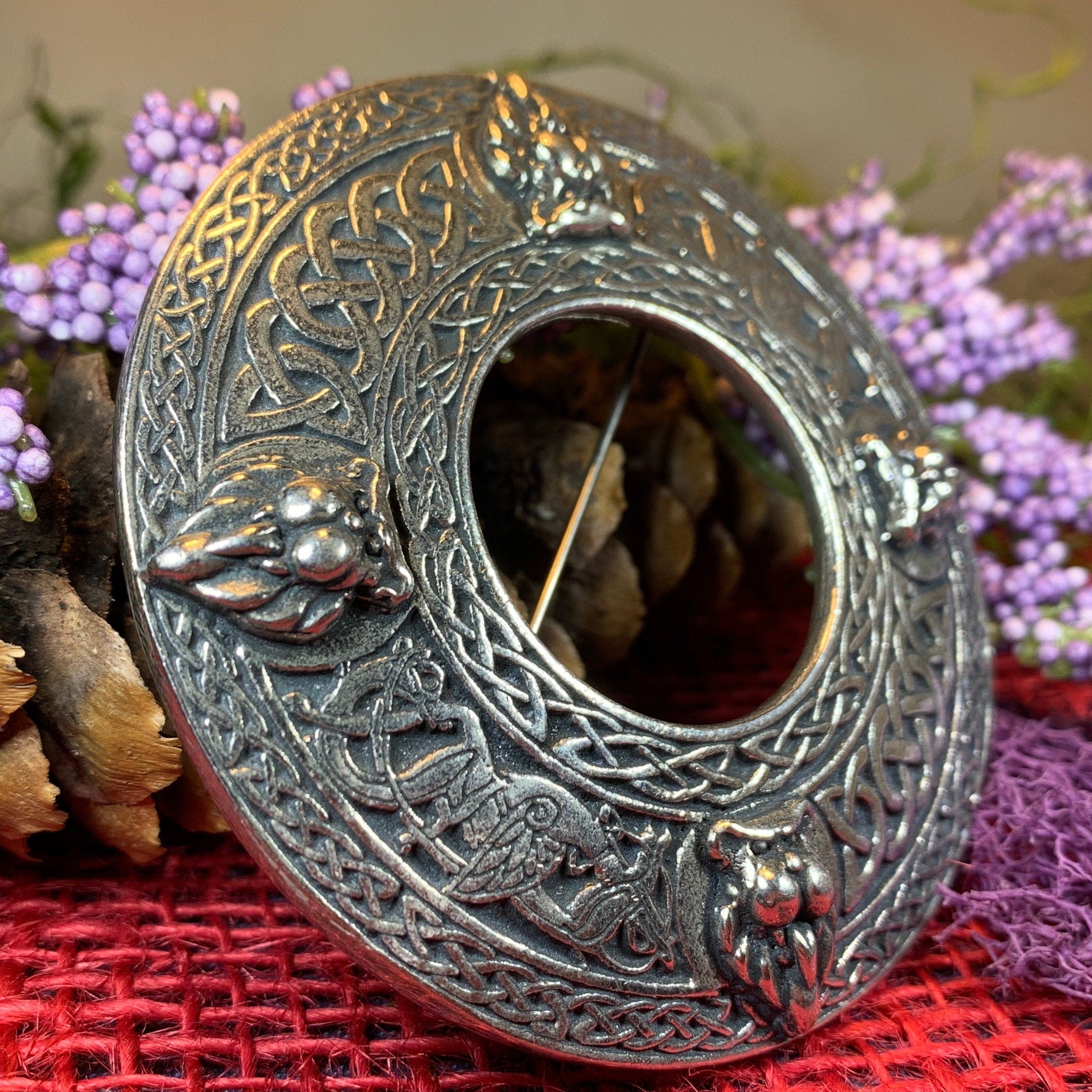 Bold Lion Brooch