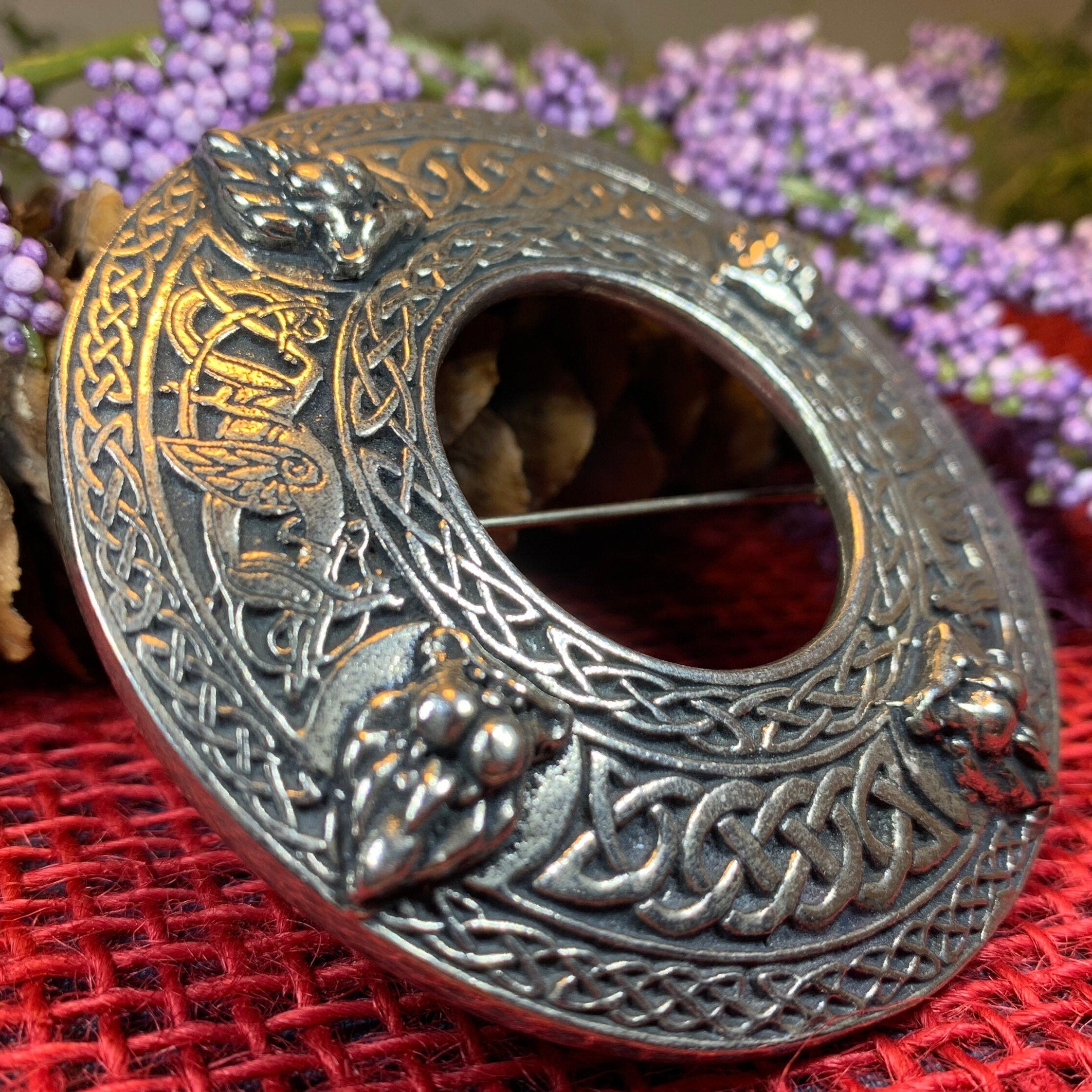 Bold Lion Brooch