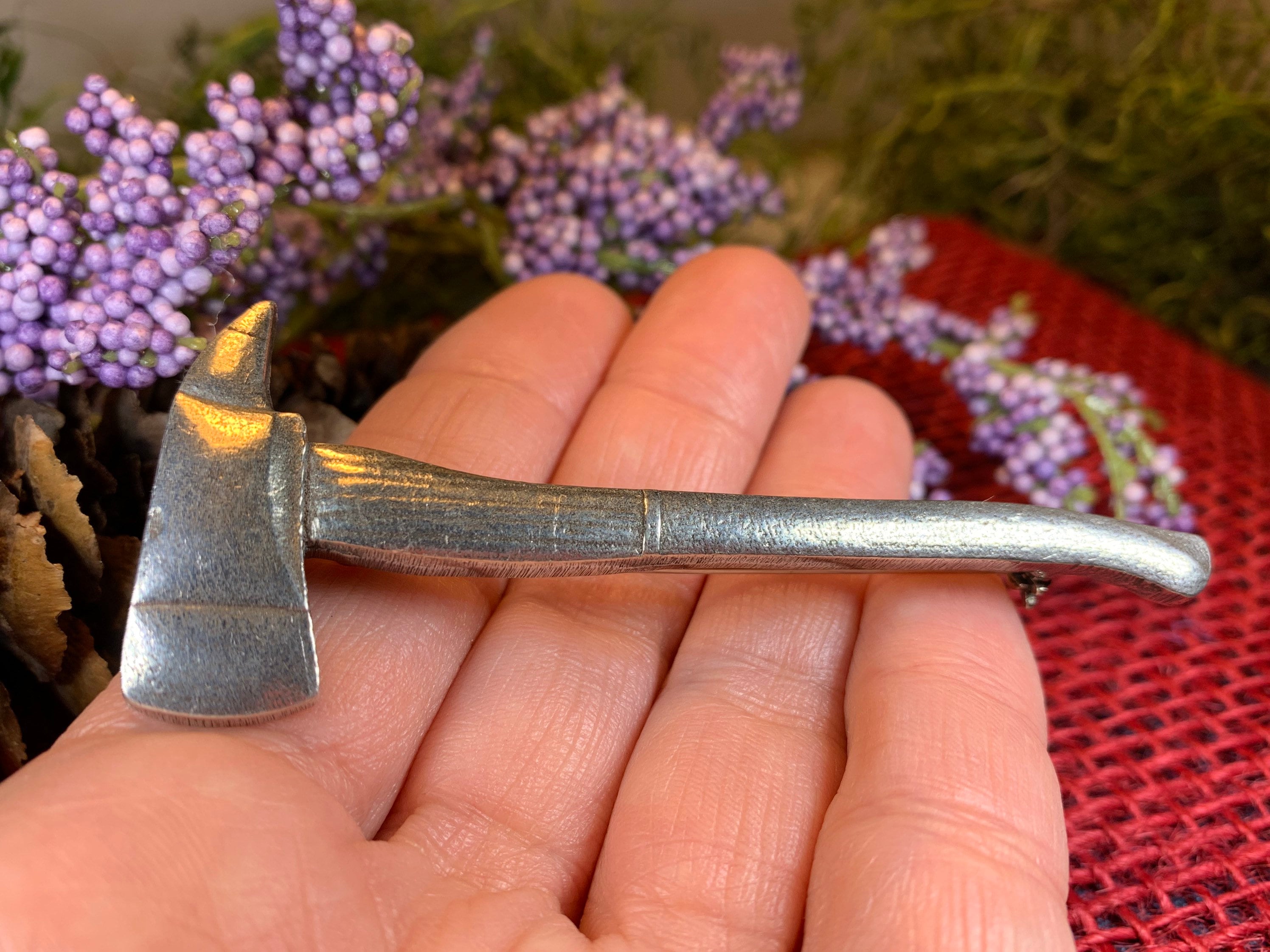 Fireman's Axe Kilt Pin - Handmade in Scotland