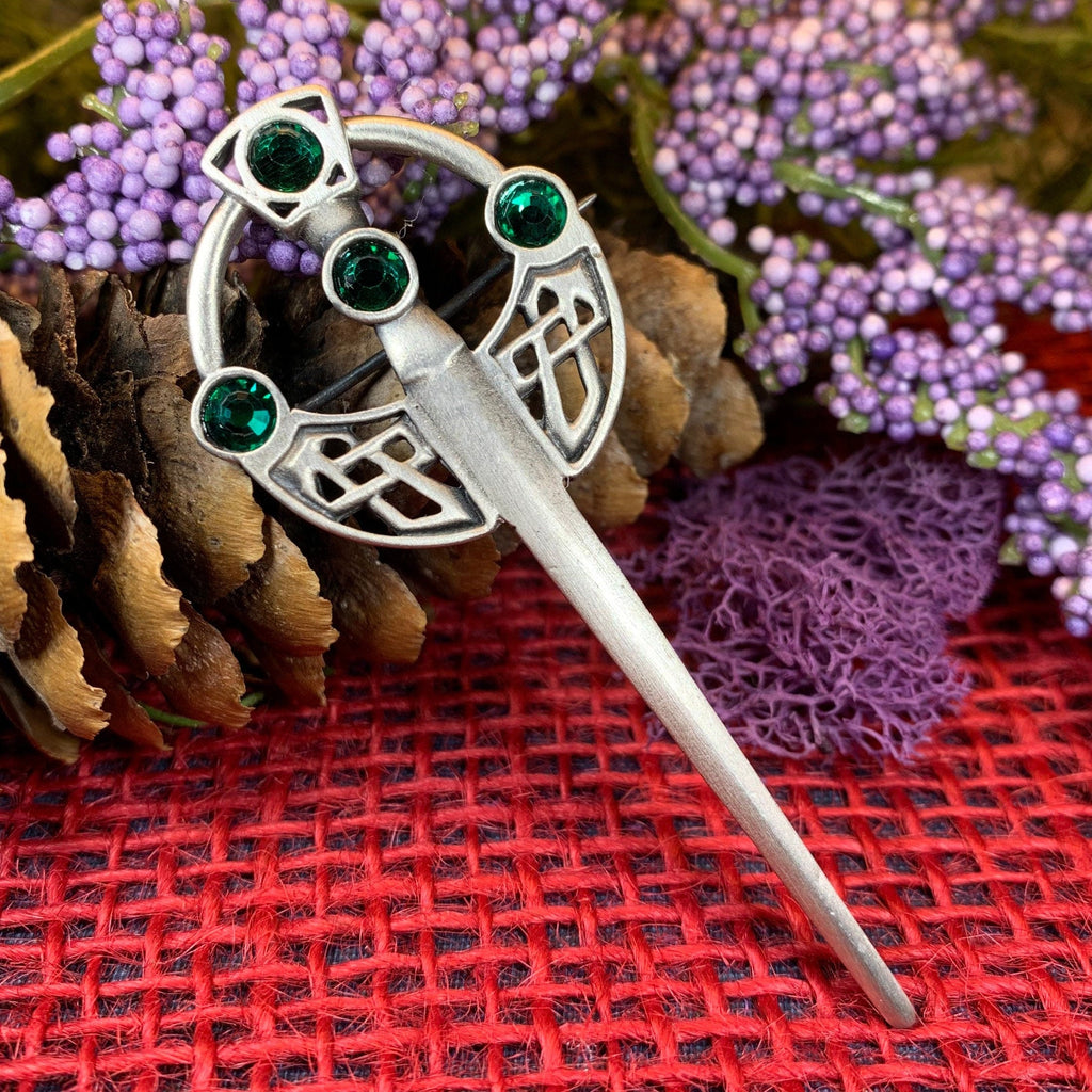 Penannular Celtic Kilt Pin - Handmade in Scotland
