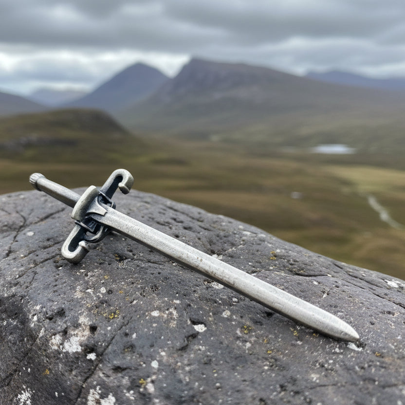 Wallace Sword Kilt Pin - Handmade in Scotland