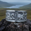 Playful Cats Cuff Bracelet