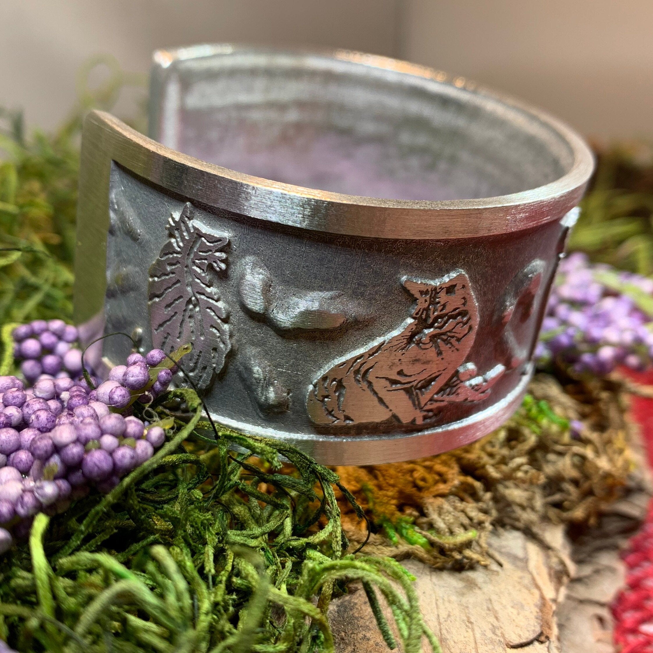 Playful Cats Cuff Bracelet