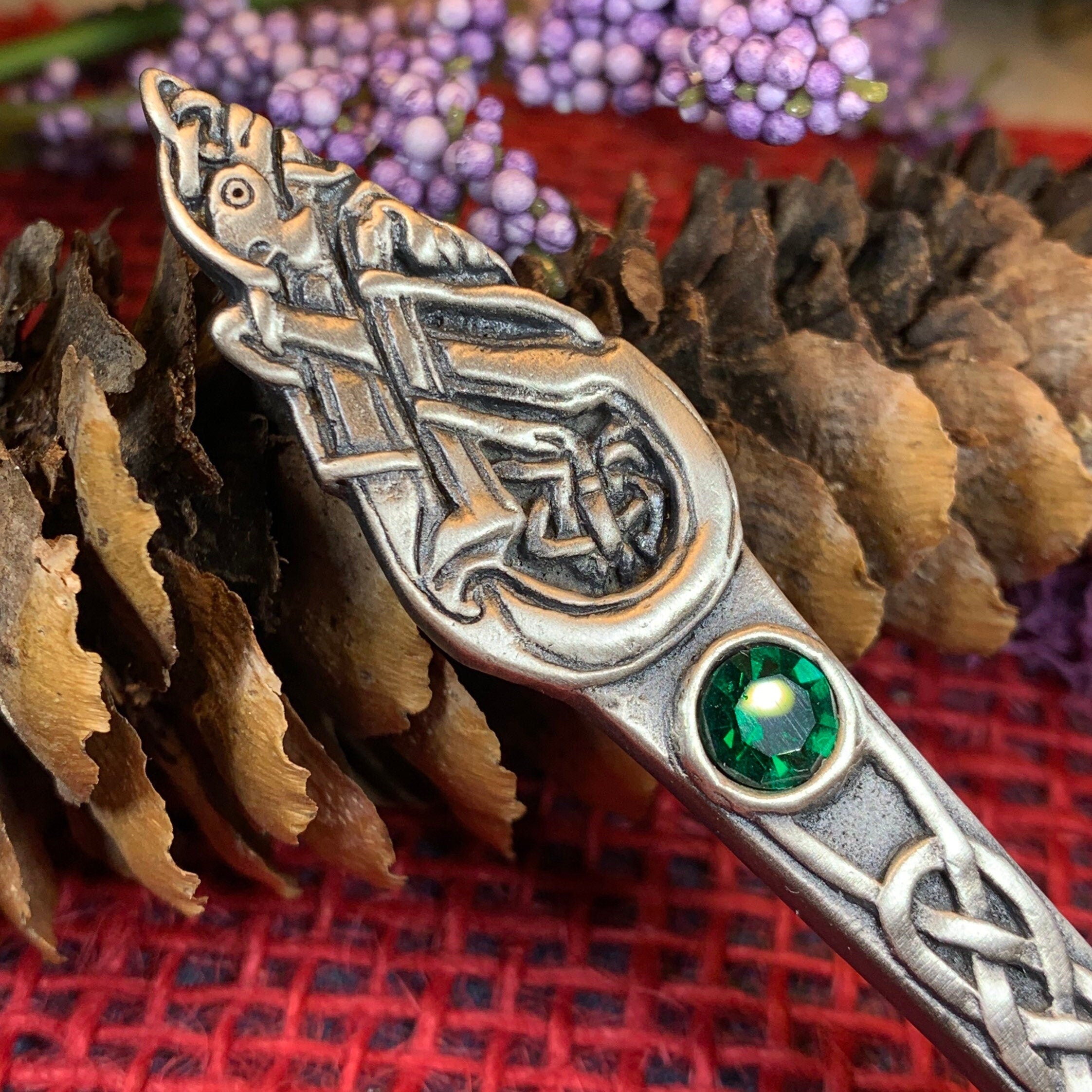 Celtic Dog Kilt Pin - Handmade in Scotland