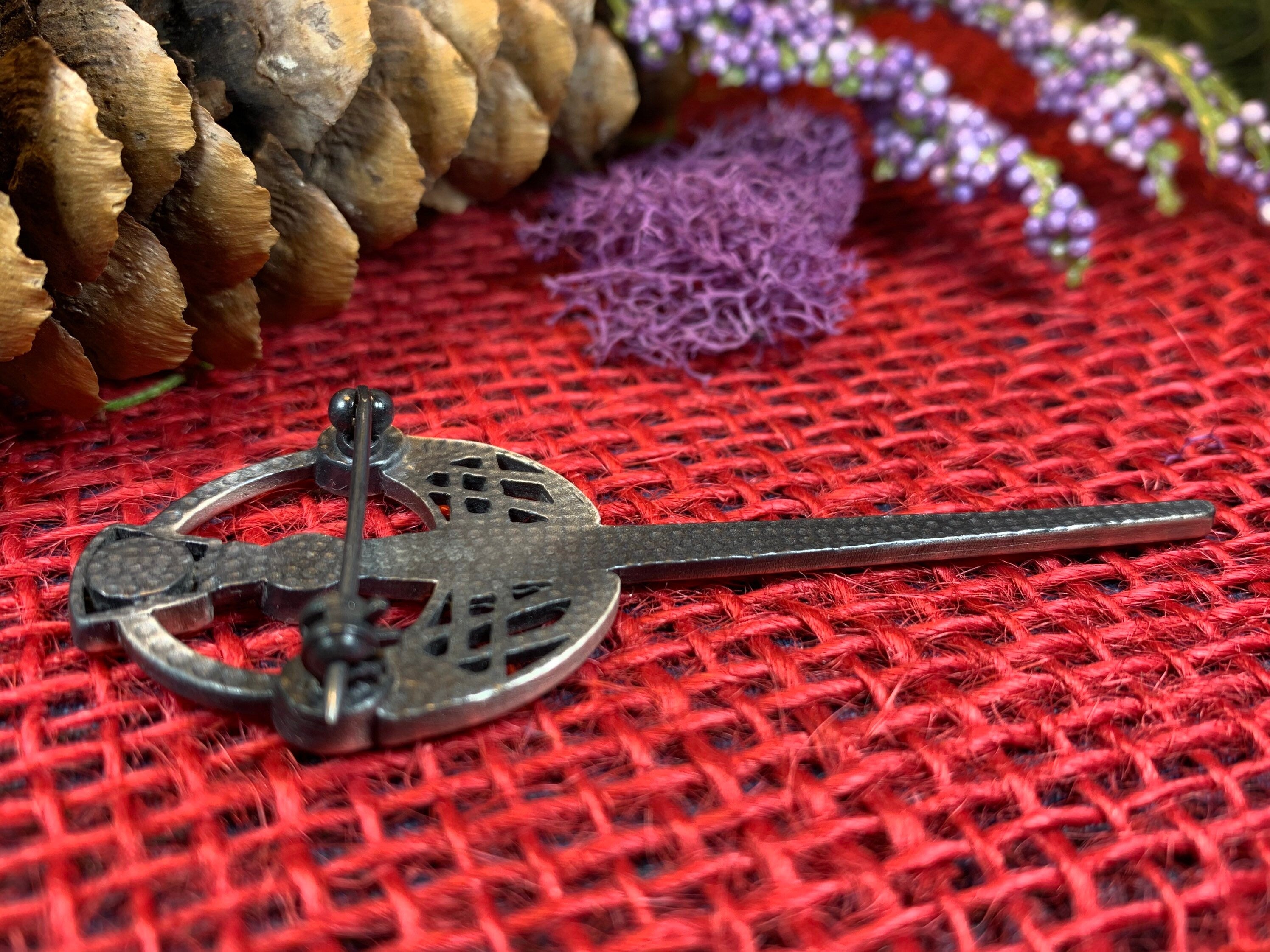 Penannular Celtic Kilt Pin - Handmade in Scotland