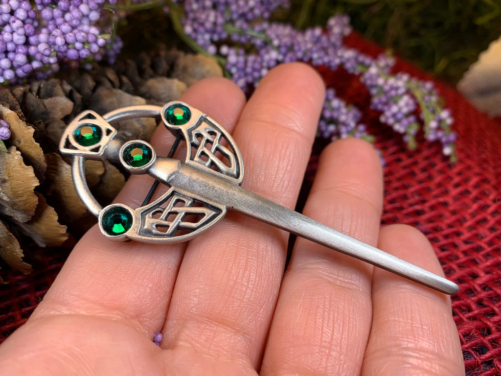 Penannular Celtic Kilt Pin - Handmade in Scotland