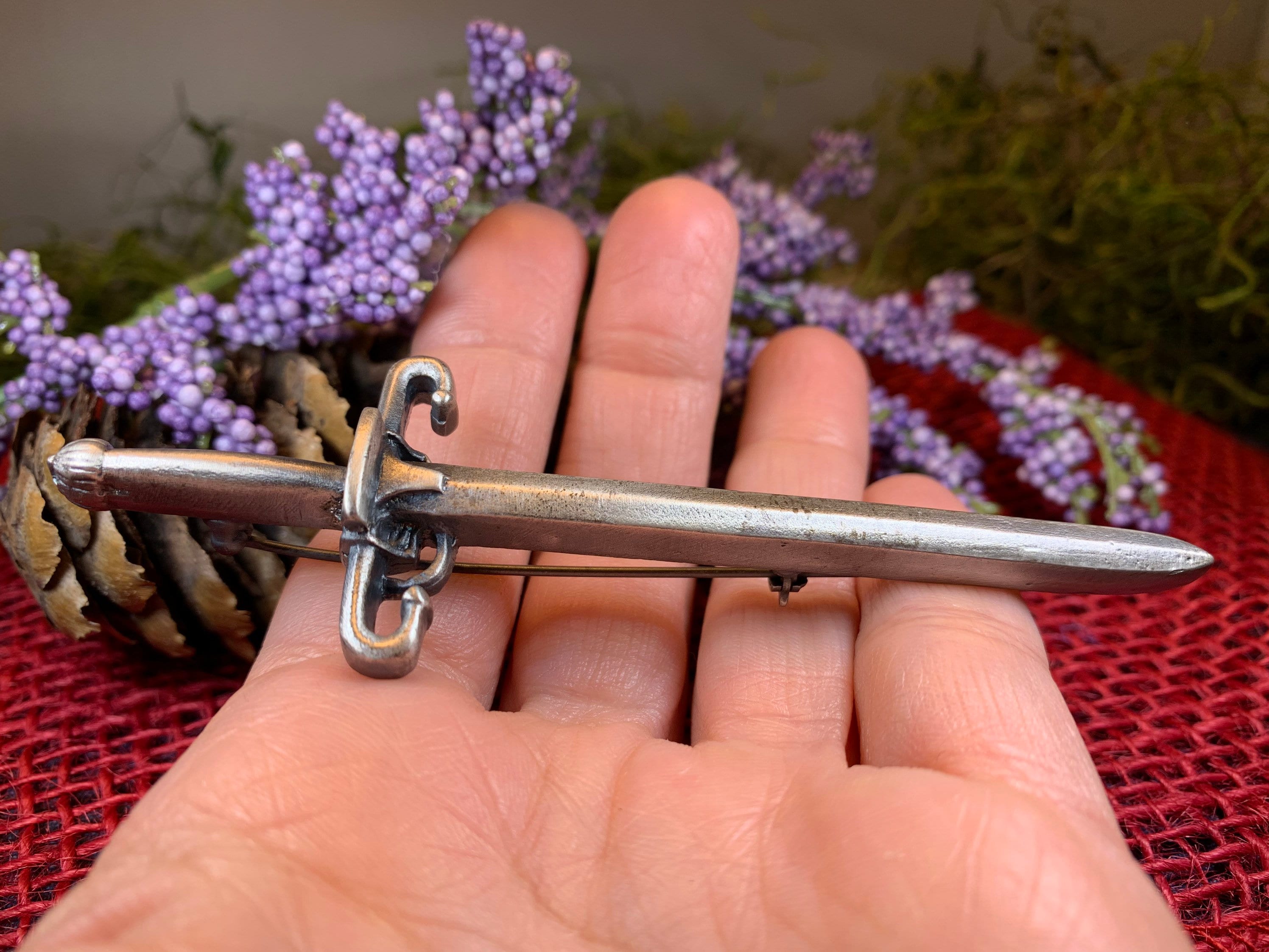 Wallace Sword Kilt Pin - Handmade in Scotland