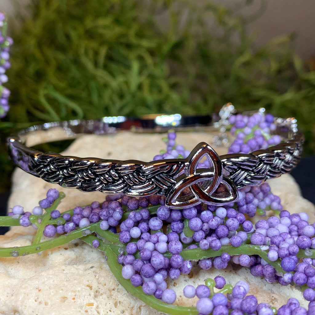 Trinity Knot Bangle Bracelet