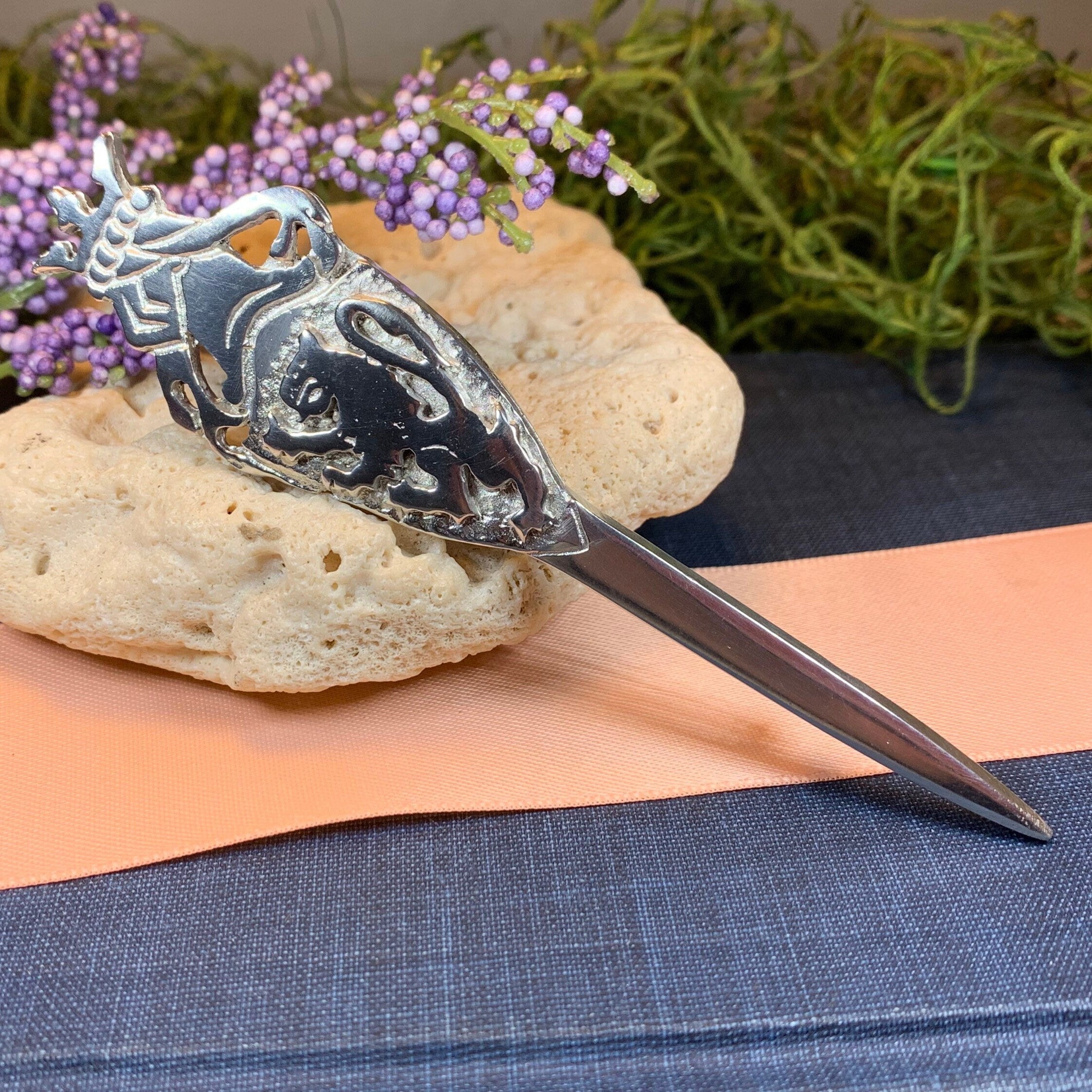 Lion Sword Kilt Pin- Handmade in Scotland