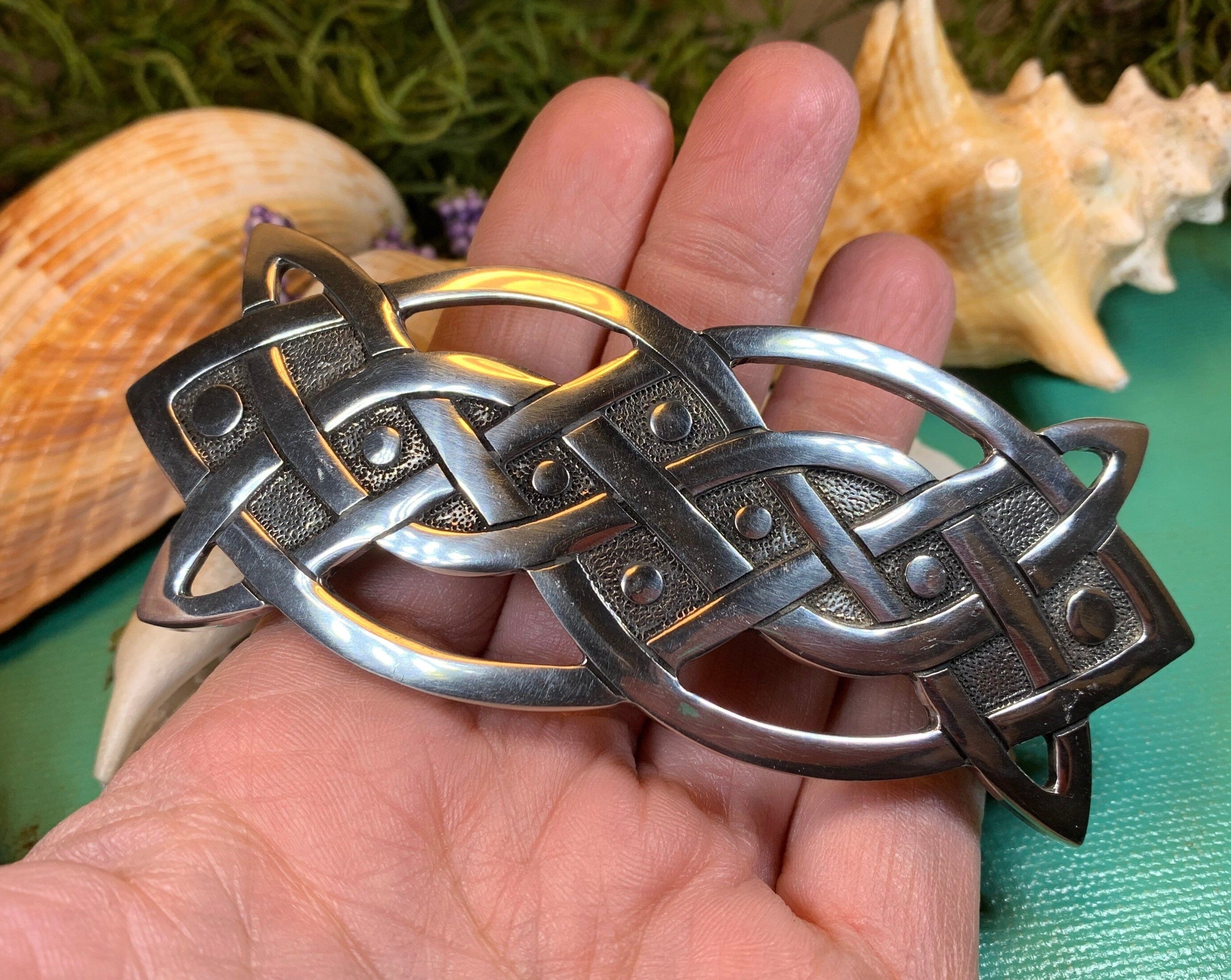Celtic Virtue Knot Hair Clip for Women