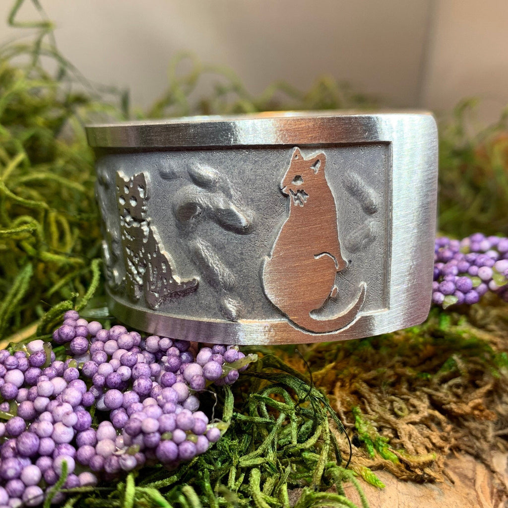 Playful Cats Cuff Bracelet