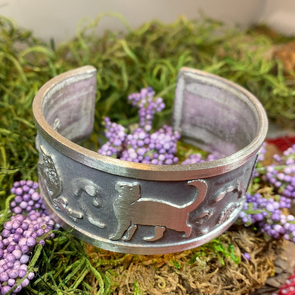 Playful Cats Cuff Bracelet