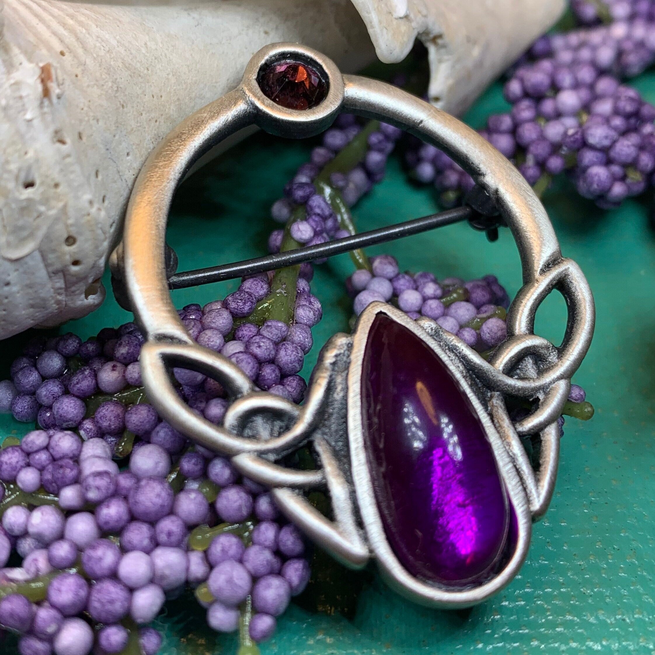 Fiona Celtic Knot Brooch - Handmade in Scotland