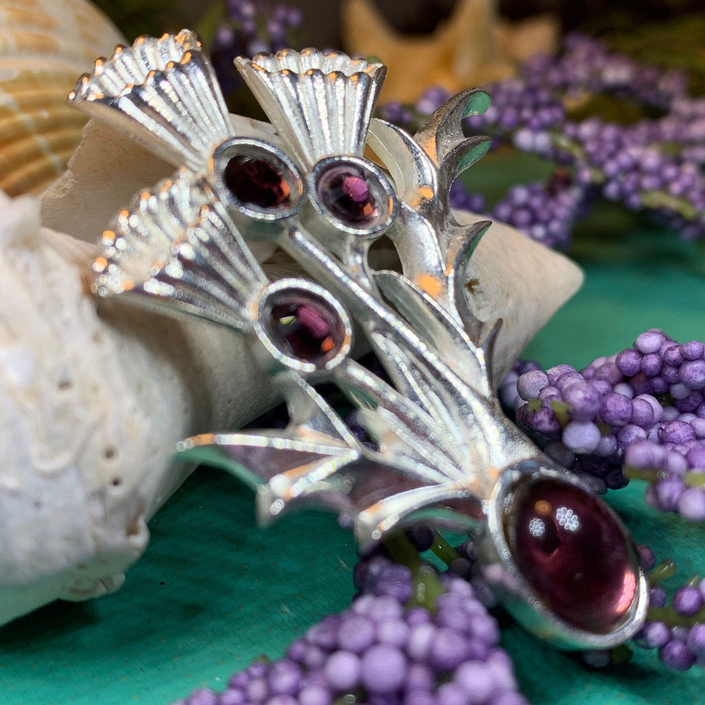Montrose Thistle Brooch - Handmade in Scotland