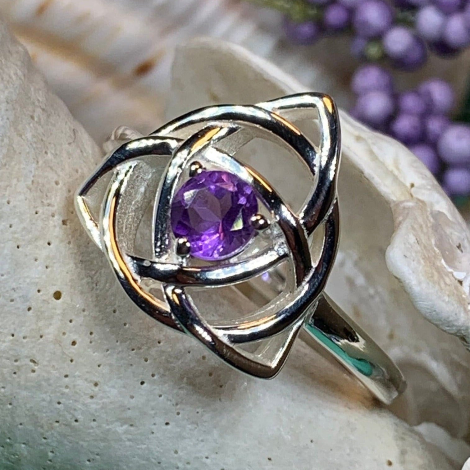 Lorinda Celtic Knot Ring