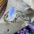 Esmeralda Celtic Knot Ring