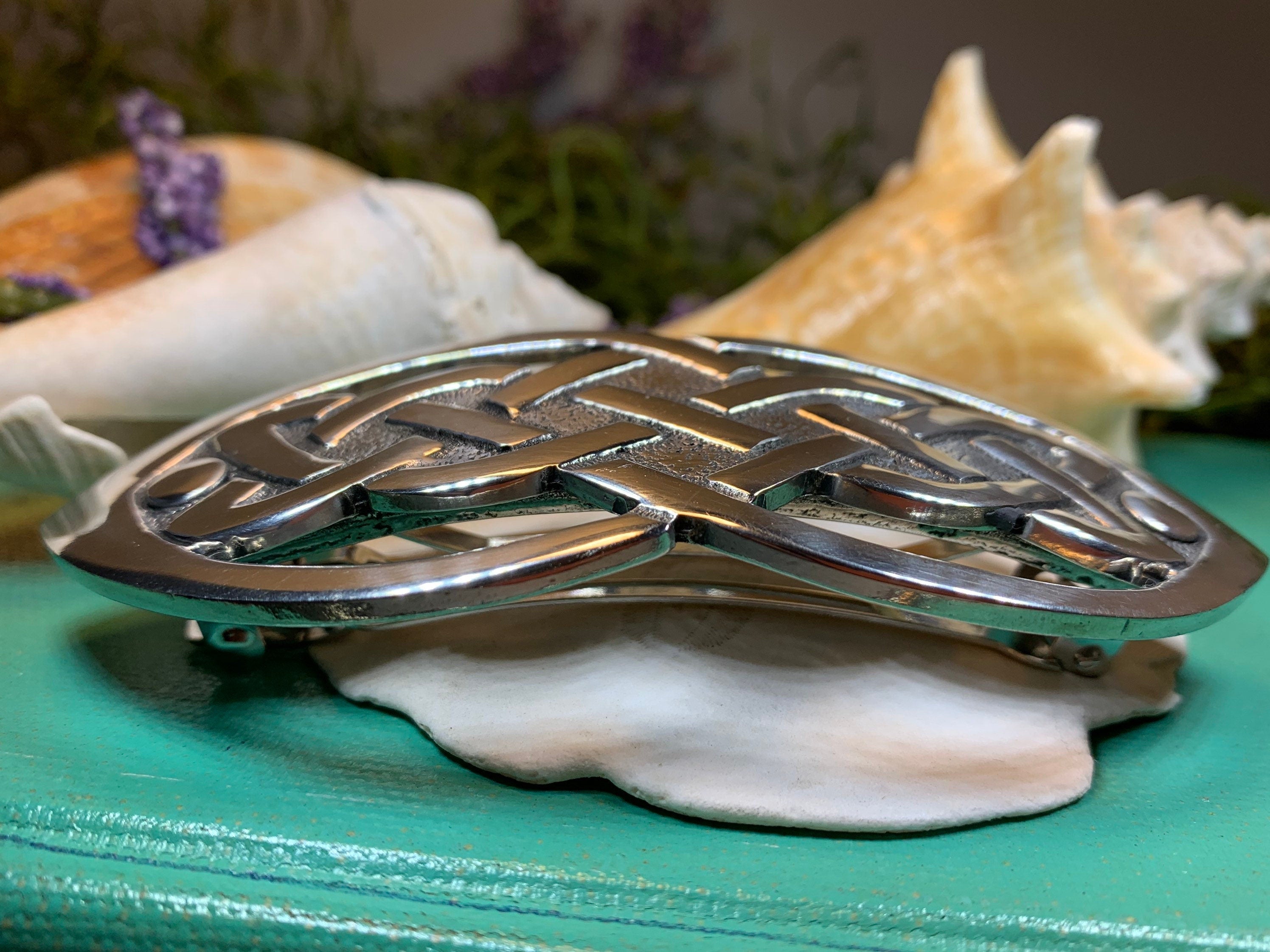 Amity Celtic Knot Hair Clip for Women