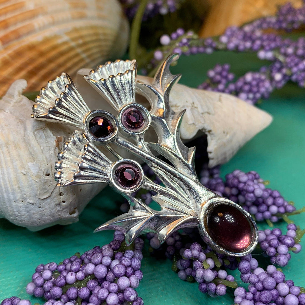 Montrose Thistle Brooch - Handmade in Scotland
