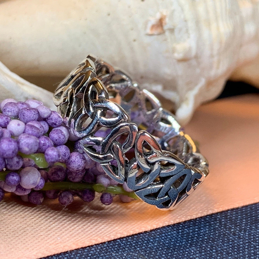 Forever Celtic Trinity Knot Ring in Sterling Silver