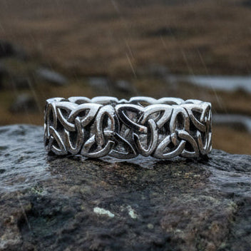 Forever Celtic Trinity Knot Ring in Sterling Silver