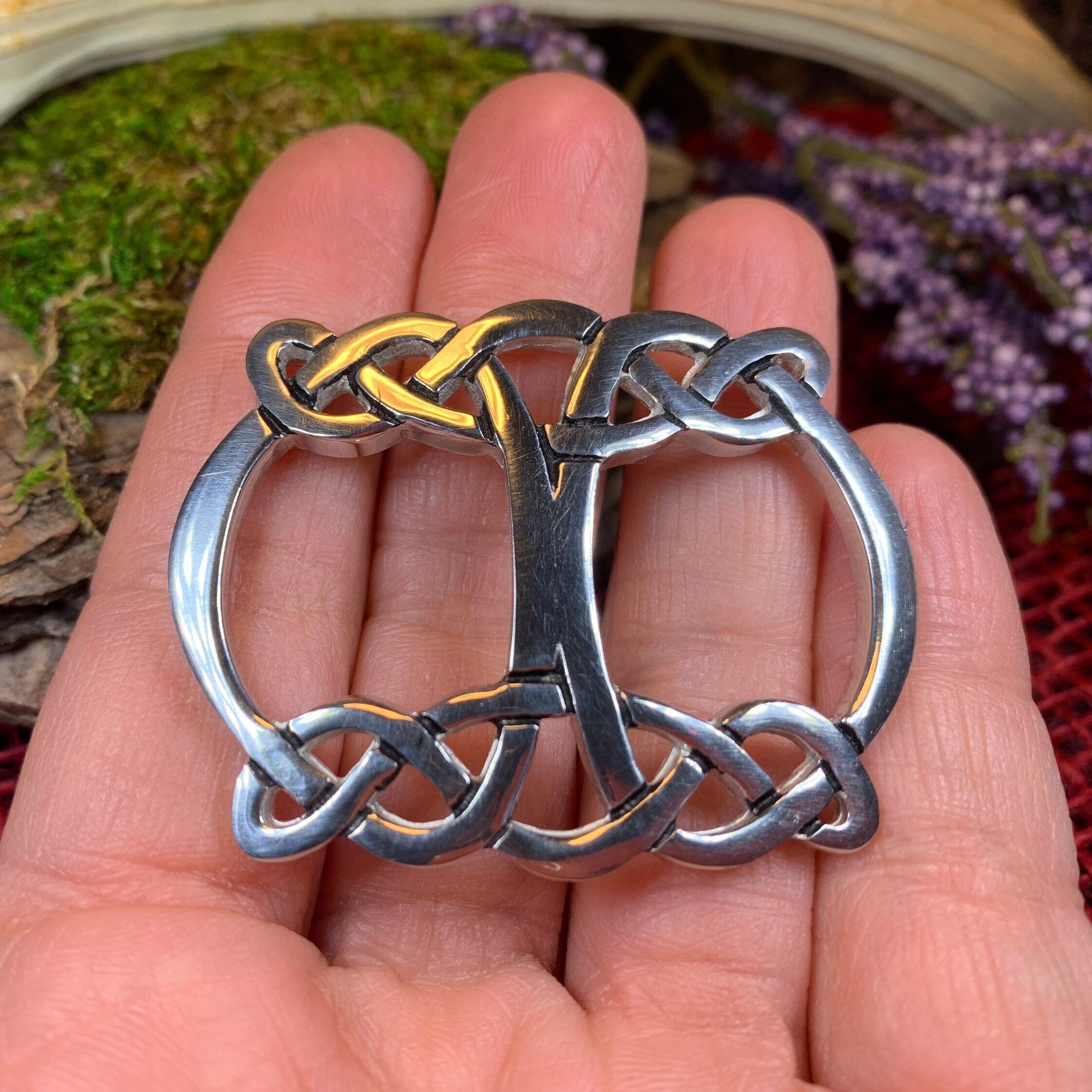 Celtic Knot Scarf Ring