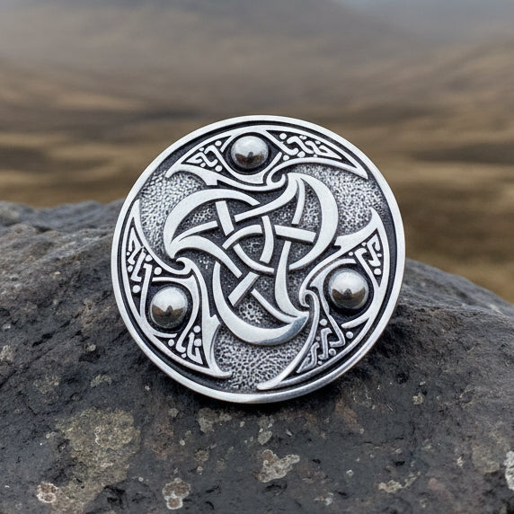 Pictish Celtic Knot Brooch - Handmade in Scotland