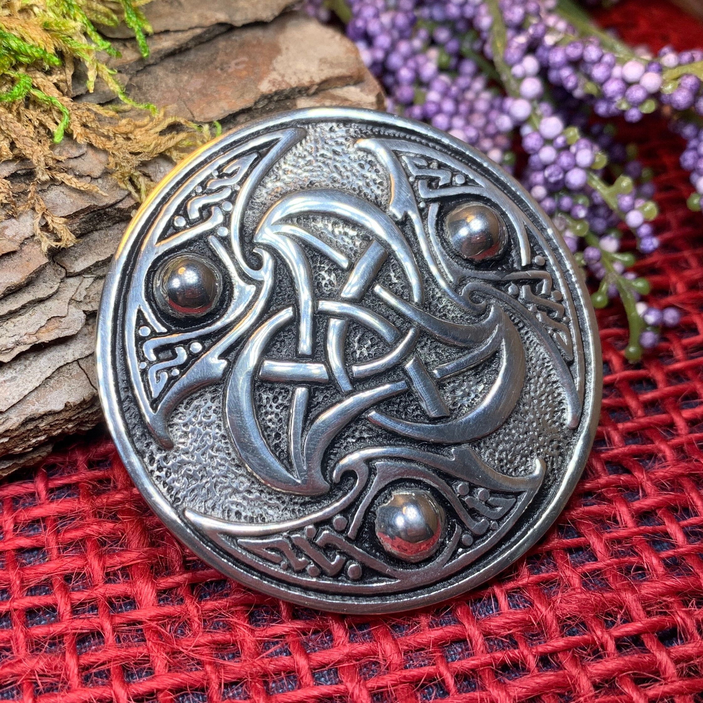 Pictish Celtic Knot Brooch - Handmade in Scotland