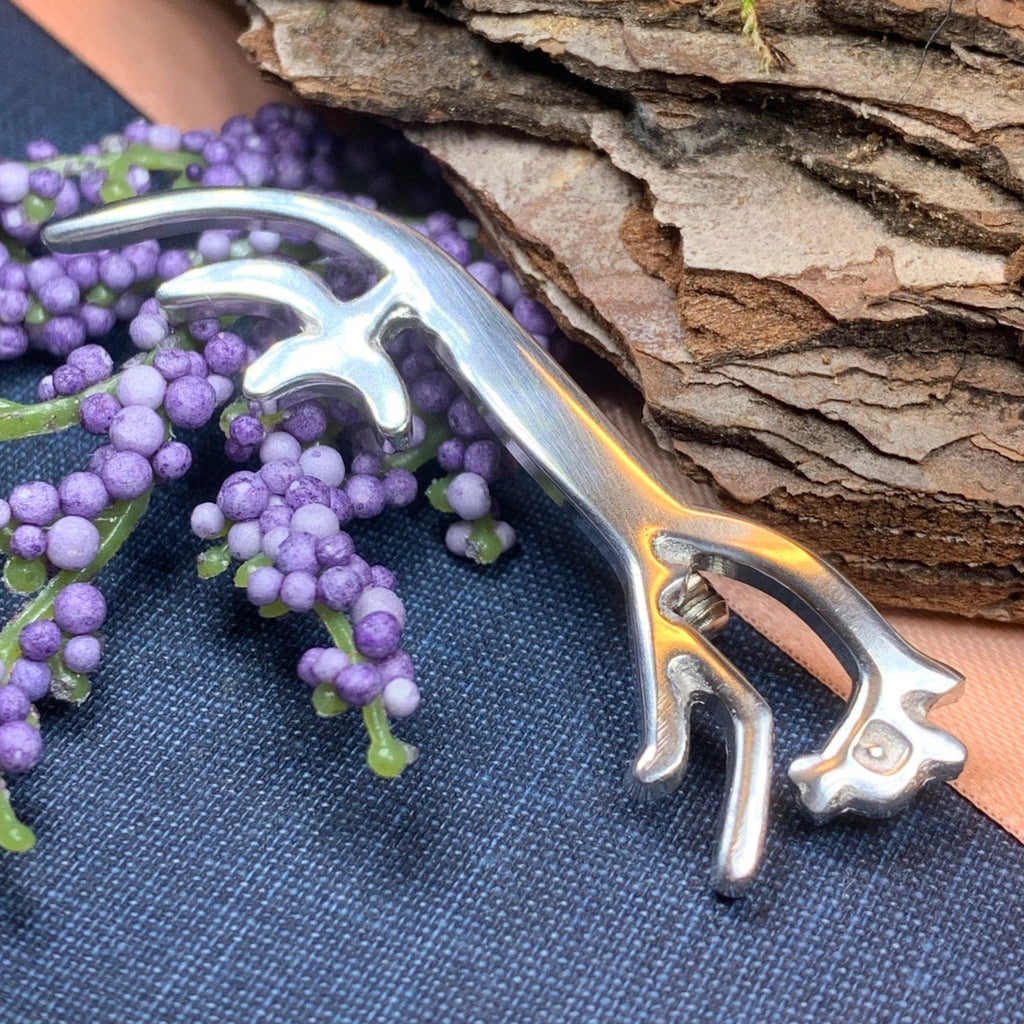 Celtic Uffington White Horse Brooch