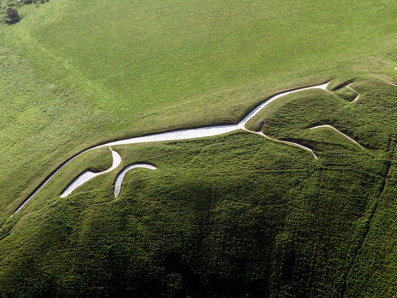 Celtic Uffington White Horse Brooch
